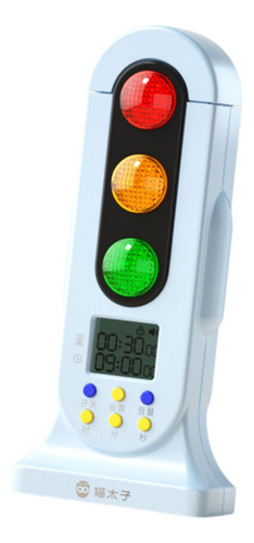 Mini Temporizador De Tráfico Visual Timer Temperizador Azul