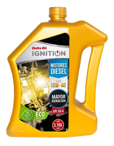 Aceite Motor Diesel Delta Oil 15w40 Ck-4 - Galón