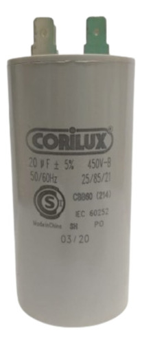 Capacitor 20 Uf 450v Arranque Aire Acondicionado/ Motores