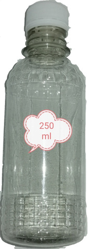 Botella Pet 250 Ml 1/4 Bulto Con 120 Pzas Envase Plastico