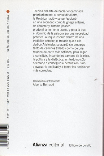 Retorica - Aristoteles - Alianza Editorial (e