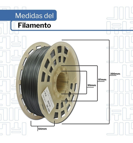 Imagen 4 de 9 de Filamento Pla Impresora 3d * G S T * 1,75mm 320mt X1 Kg Gst