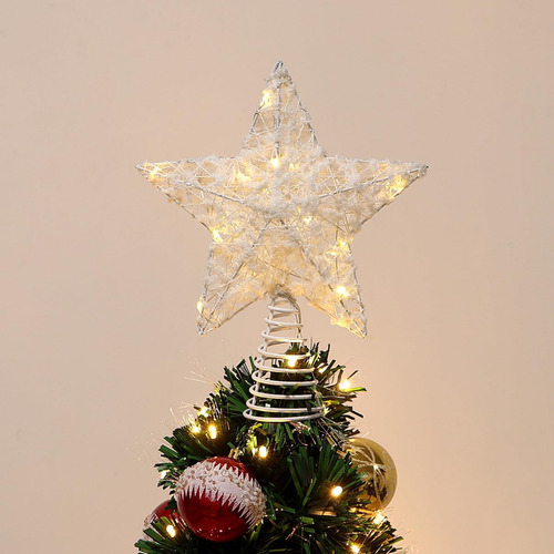 - Adornos Árbol De Navidad 15 Luces Led, Bolas De Algo...
