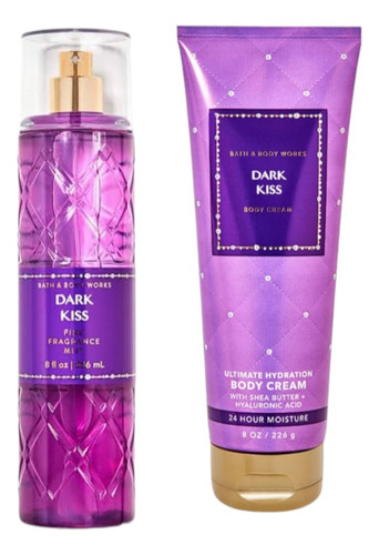 Body Mist Y Cream Dark Kiss Bath & Body Works 