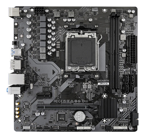 Tarjeta Madre Gigabyte B650m H Am5 Ddr5 Micro Atx Q-flash