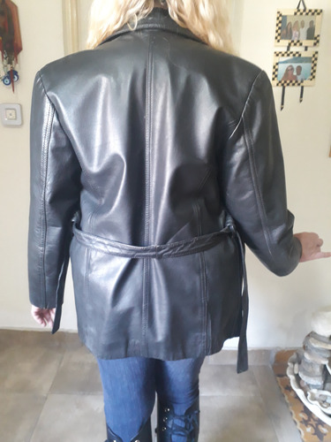 Campera De Cuero Mujer Usada (Usado)