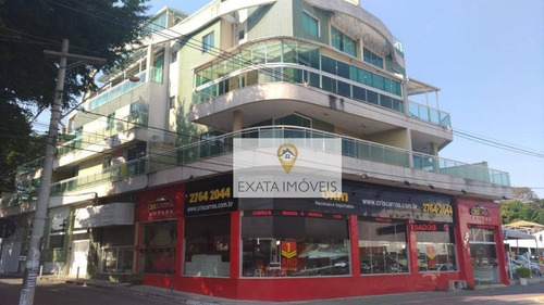 Cobertura À Venda, 260 M² Por R$ 980.000,00 - Bosque Da Praia - Rio Das Ostras/rj - Co0039