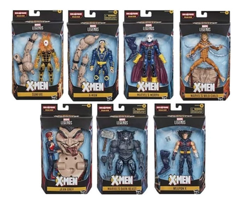 Set Figuras Acción Marvel Legends X - Men Sugar Man Hasbro