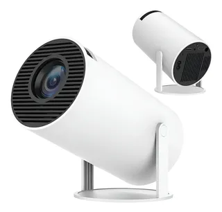 Proyector Portátil Long Xing Mini HY300 Android 11 Wi-Fi Bluetooth 4K Blanco