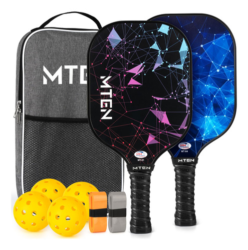 Set De Pickleball Con Paletas, Bolas Y Bolsa Aprobado Usapa