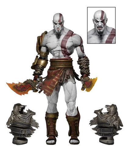 Figura De Acción De Kratos De Neca, De God Of War 3, De Ghos