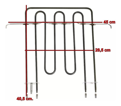 Resistencia Superior Horno 11604 - Fdv Elite