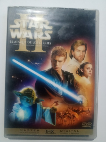 Star Wars Episodio Ii El Ataque De Los Clones 2 Dvd Región 4