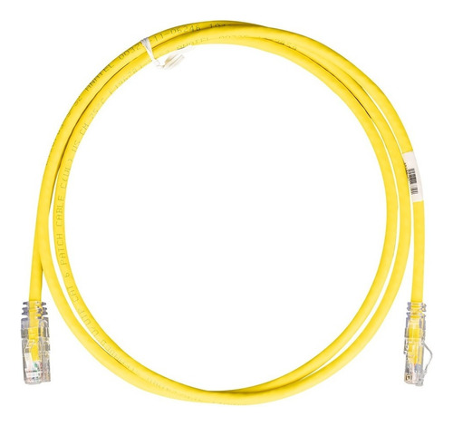 Patch Cord Categoría 6 Red Parcheo 2.13m Panduit Amarillo
