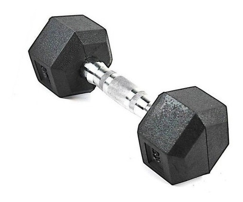 Mancuerna Encauchada Hexagonal 25kg Sportfitness (unidad)