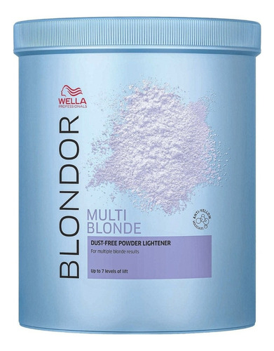 Kit Descolorante Wella Professionals  Blondor Pó blondor multi blonde 800g tom loiro para cabelo x 800g