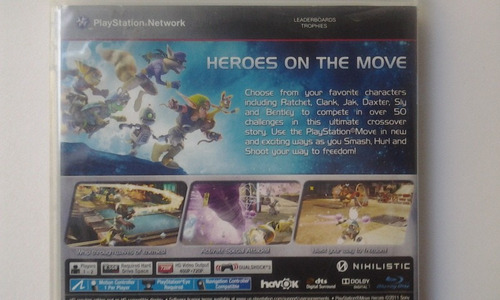 Ps3 Play Station Move Heroes $305 Disco Used Mikegamesmx (Usado)