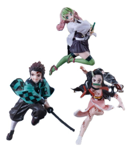 Acción Juguete Demonslayer Colección Figuras Tanjiro Nezuko