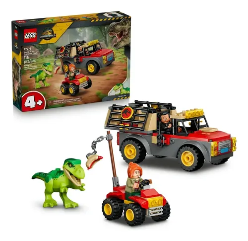 Blocos de Montar LEGO Jurassic World Caminhão de Transporte do T. Rex para Crianças