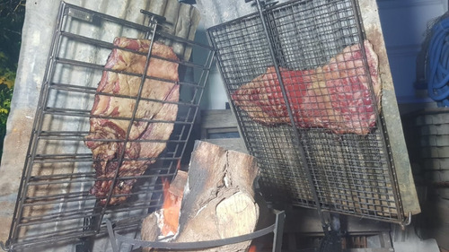 Imagen 4 de 10 de Asador Criollo Estaca Mantera Pinche 60x80 Brasas Argentina®