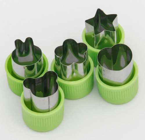 Mini Cortadores Moldes De Galletas Frutas Verduras Masas