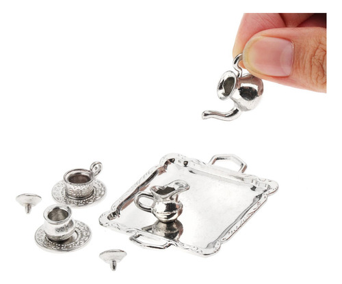 B Exquisito Juego De Té Y Café De Plata Fina, Accesorio De