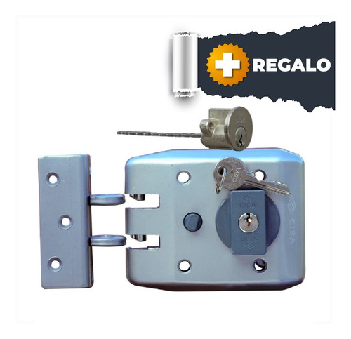 Cerradura Jimmy Proof Cisa Cilindro Suelto Pomo Móvil 60mm