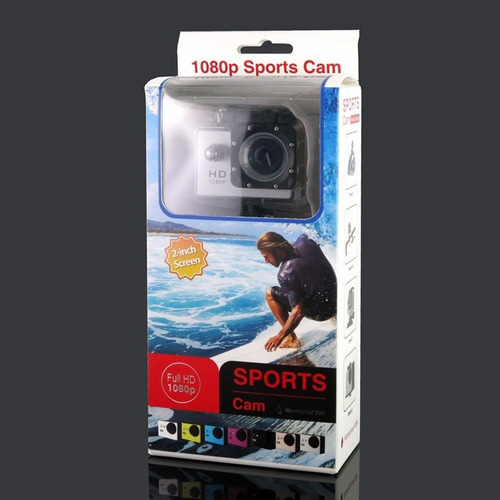 Camara Deportes Accesorios Sumergible Hd 1080p