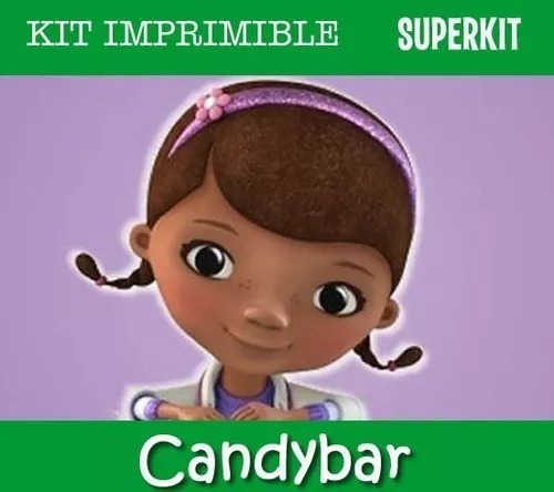 Kit Imprimible Doctora Juguetes - Candy Bar
