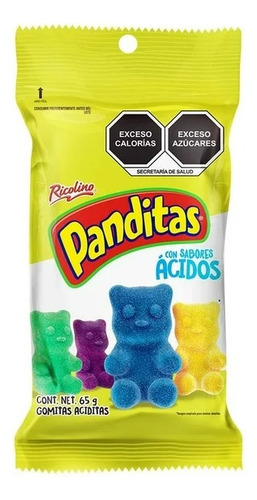 Gomitas Ricolino Panditas Ácidos 65 G