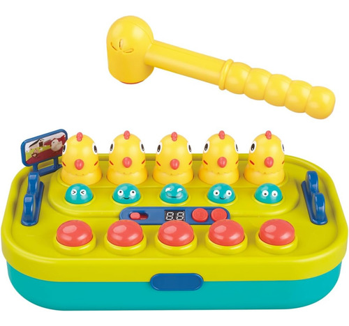 Wala Whack A Chicken Mole Game Para Niños Pequeños - Juguete