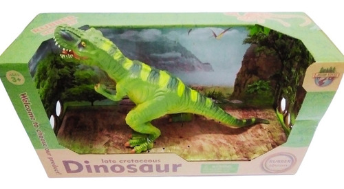 Dinosaurio Figura Soft 26cm T-rex Verde Jurassic Colecc Ed