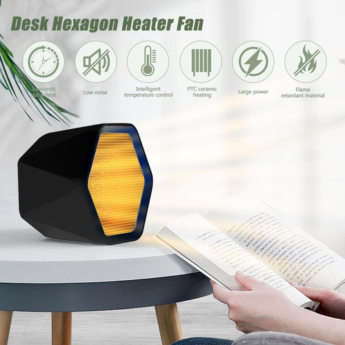 Calentador De Espacio, Calentador Eléctrico De Negro 1000w