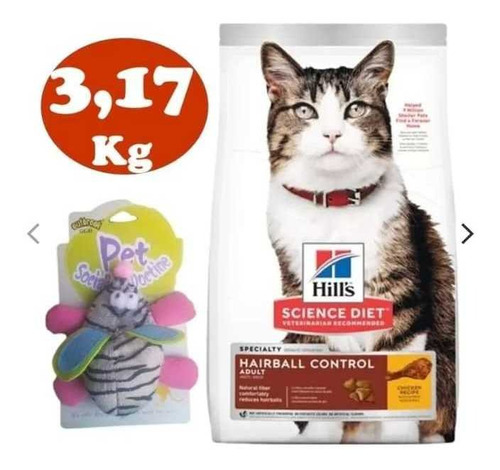 Hills Gato Hairball Control 3,17kg + Regalo