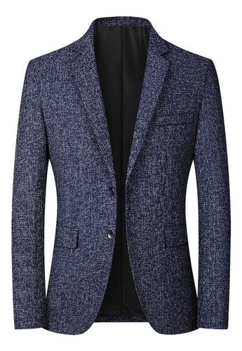 Blazer Casual Delgado De Un Solo Pecho Para Hombre