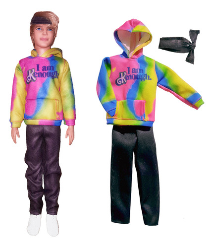 Ropa Para Ken Buzo Pelicula Muñeca Barbie Set I Am Kenough