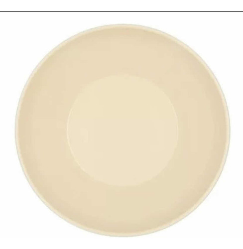Plato Tazón Hondo Melamina Beige 500 Ml 36