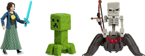 Conjunto De Brinquedos Mattel Minecraft Story Com 4 Figuras