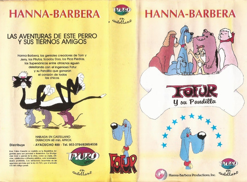 Fofur Y Su Pandilla Vhs Hanna Barbera Vhs En Castellano