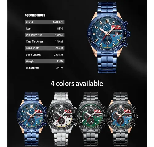 Reloj curren original sale