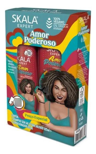Kit Shampoo Acondicionador Amor Poderoso Skala 325ml C/u