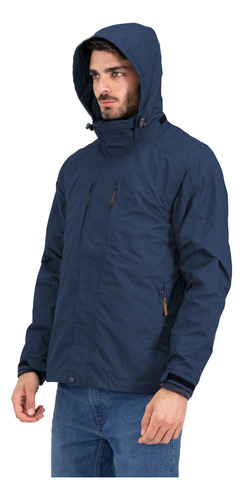 Parka Desmontable Quebec Ottawa 3 En 1 Deep Blue