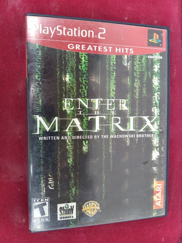 Enter The Matrix ( Play Station 2 Ps2 ) 10v          \(^o^)/