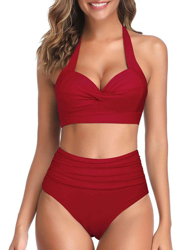 Conjunto De Biquíni Feminino De 2 Peças