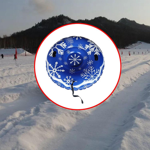 Tubo De Nieve Inflable Con Asas Y Cordón De 150 Cm De