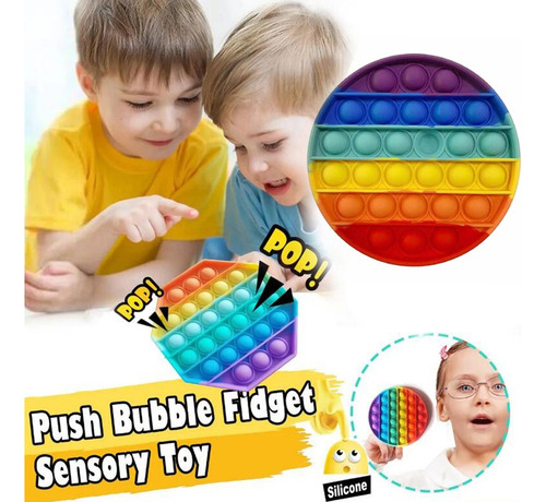 38pcs Fidget Juguete Push Pop Ito Burbuja Fidget Juguete Sen
