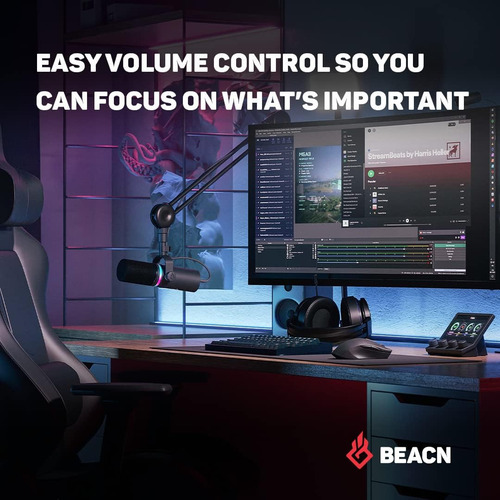Mezcla Beacn Controlador De Audio Usb C Windows Con Una De 5