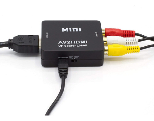 Convertidor De Rca A Hdmi (convertidor De Analogico A Dig...