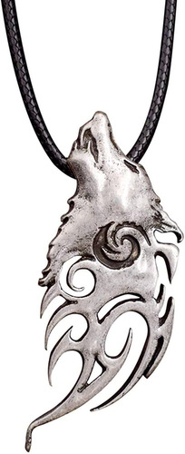 Haquil Wolf Jewelry - Collar Con Colgante De Lobo Aullando P