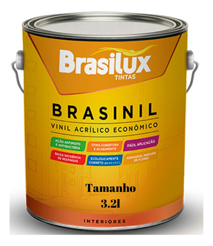 Tinta Parede Greige Brasinil 3.2l Antimofo 3.2l